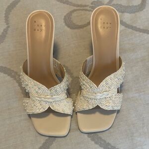 A New Day Women's Elegant Tan Sandals